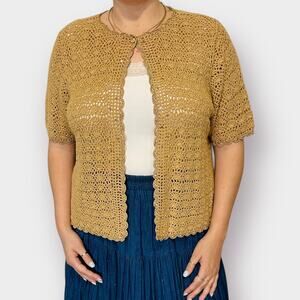 Y2K‎ R&K Gold Crochet Overlay